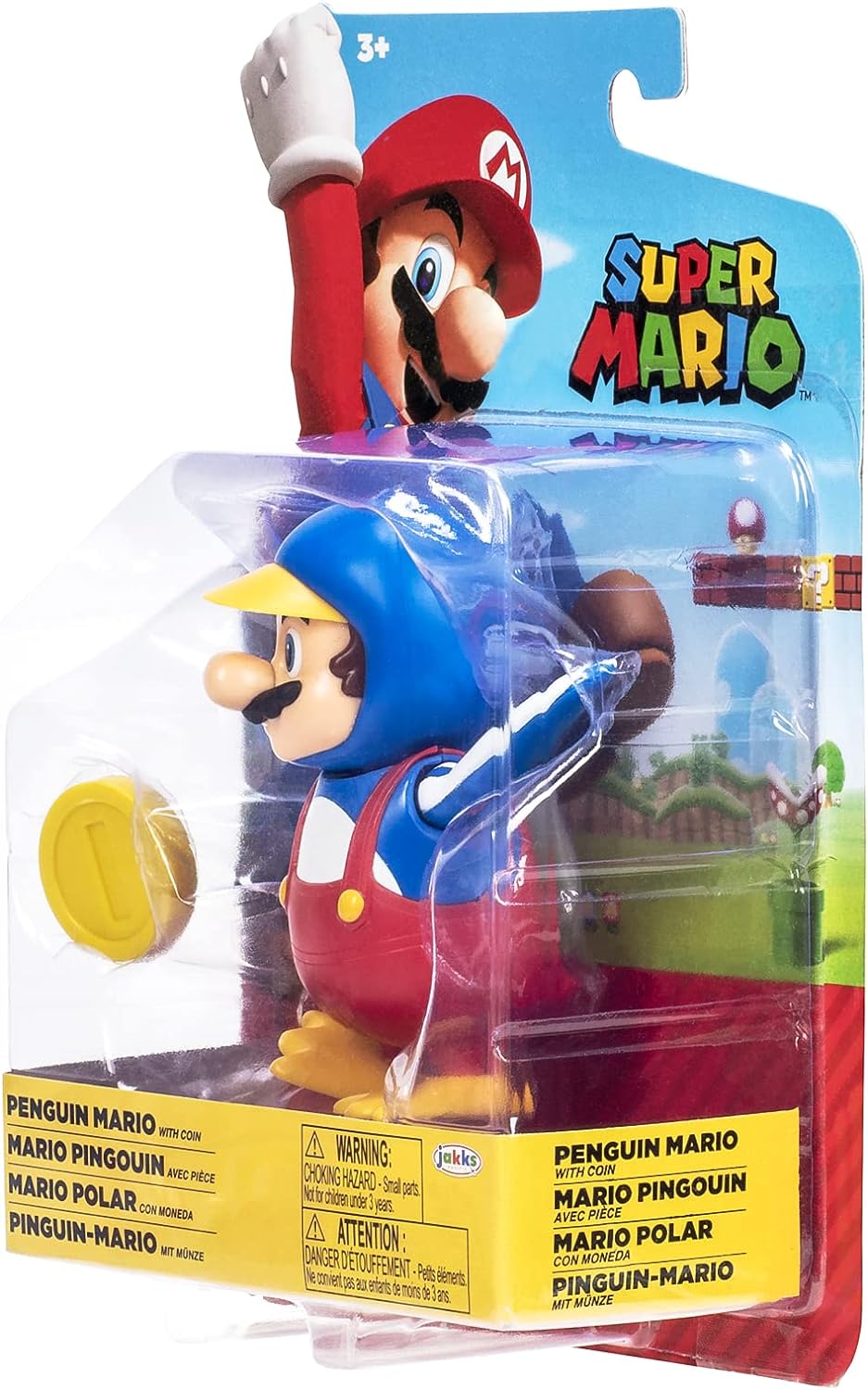 Super Mario 4" Penguin Mario Figure