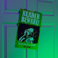 Goosebumps Reader Beware Metal Sign (view 3)