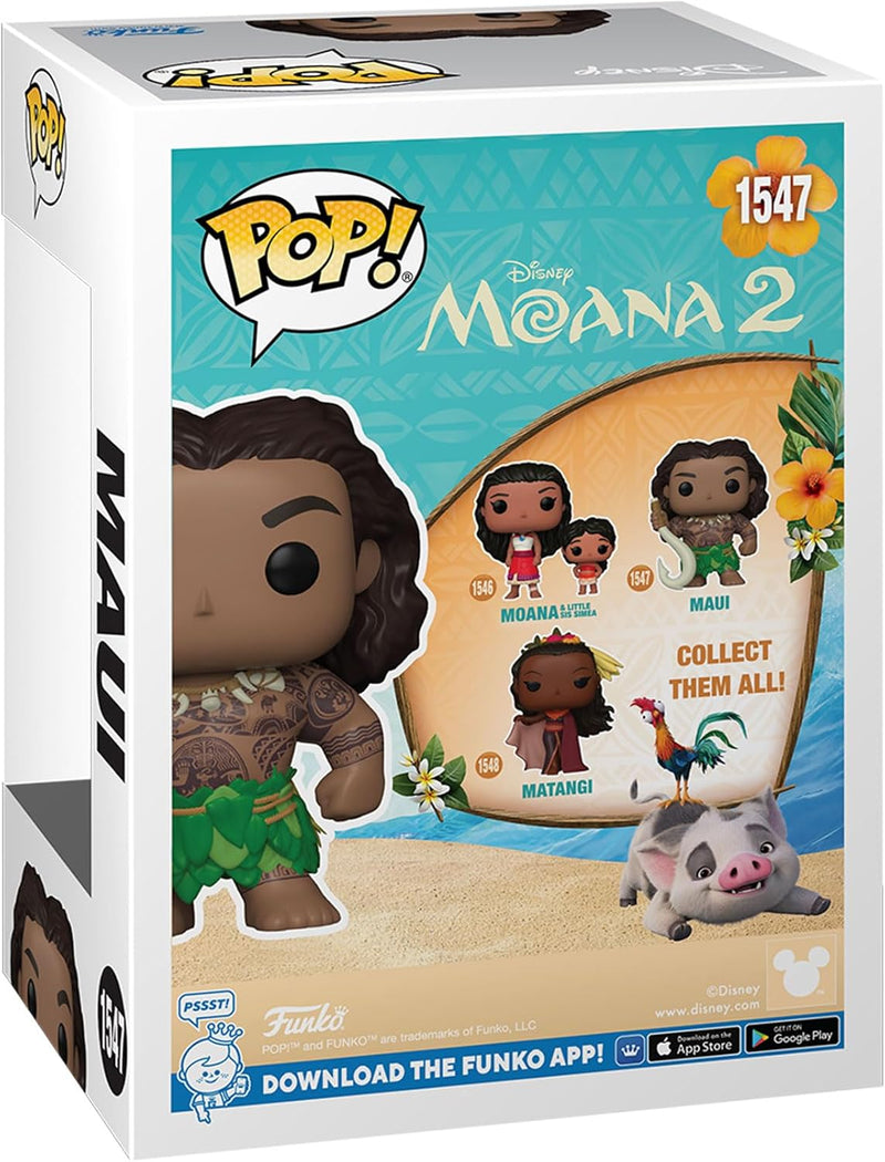Funko Pop! Disney: Moana 2 - Maui, side angle