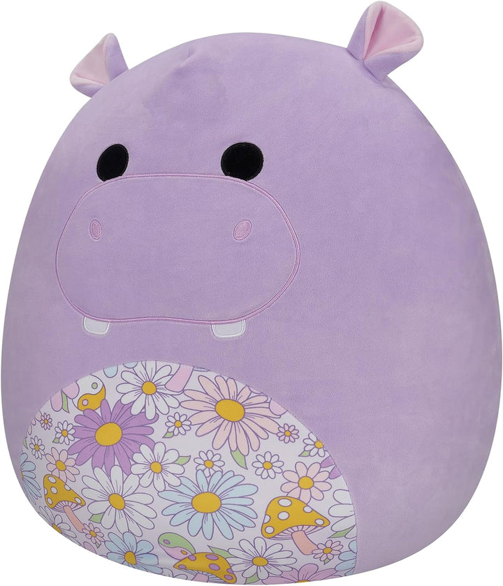 Squishmallows 20'' Purple Hippo With Floral Belly Plush