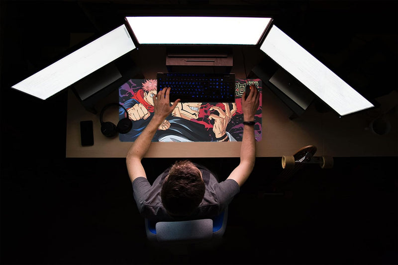 Jujutsu Kaisen Xl Mouse Mat, side angle