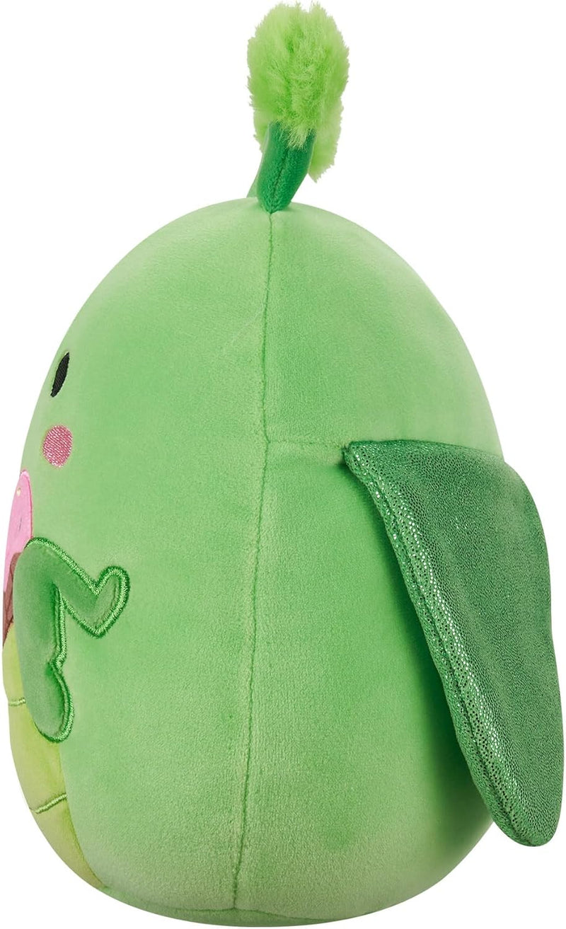 Squishmallows Trenton the Green Praying Mantis Valentine's 7.5 Plush, rear view