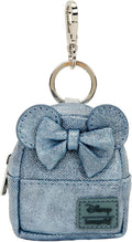 Loungefly - Disney Minnie Mouse Glitter Mini Backpack Charm close up detail