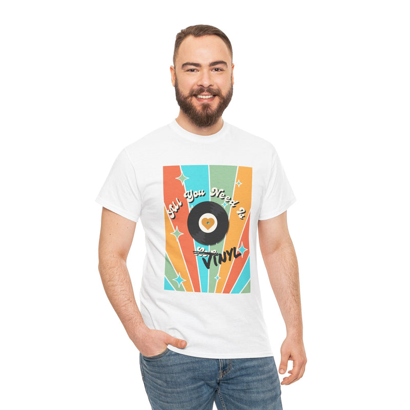 'All You Need Is Vinyl' T-Shirt, packaging shot