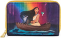 Loungefly - Disney Princess Stained Glass Zip Wallet detail shot