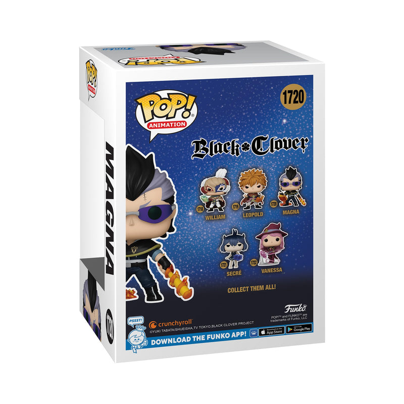 Funko Magna Black Clover POP Animation Vinyl Figure 9 cm, rear view