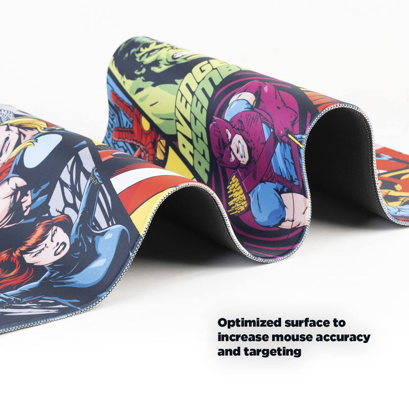 Marvel Characters XL Mouse Mat side angle
