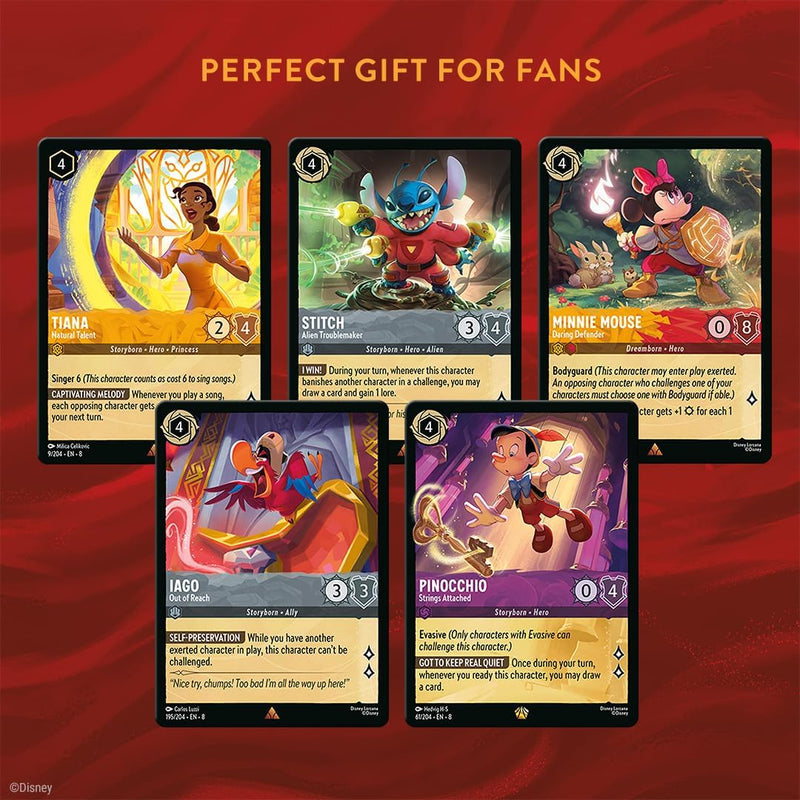 Disney Lorcana Trading Card Game - Reign of Jafar Starter Deck - Set 8, packaging shot