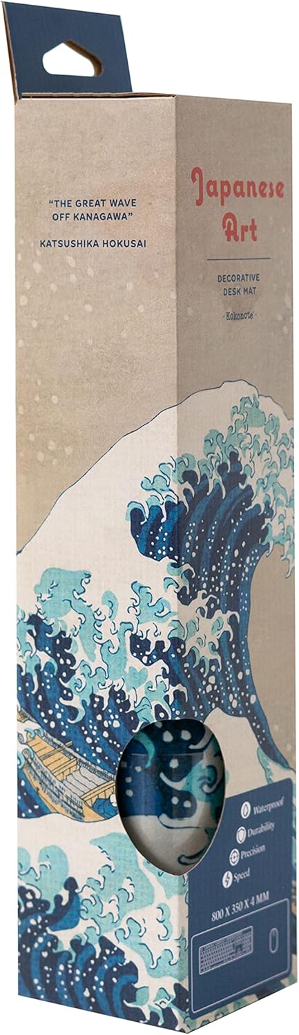 The Great Wave Of Kanagawa Hokusai Xl Mouse Mat