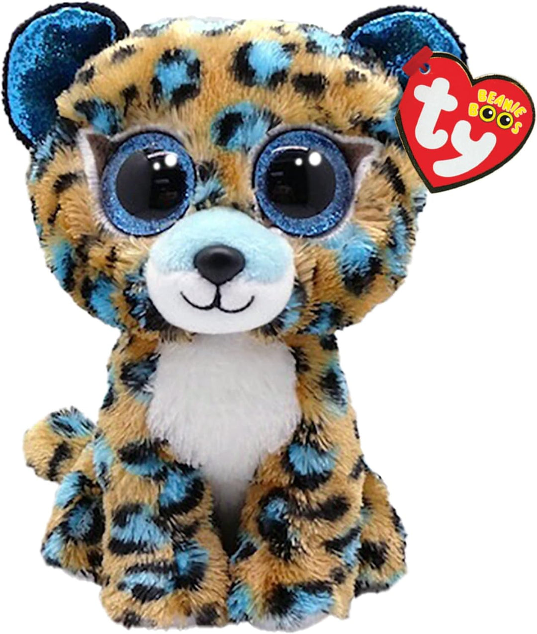 Ty Beanie Boos 6" Cobalt Leopard Plush