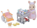 Sylvanian Families Country Nurse Set Building Playset for Ages 3 & Up, close-up detail