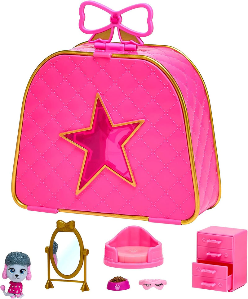 Paris and Pups Purse and Pup Playset back view