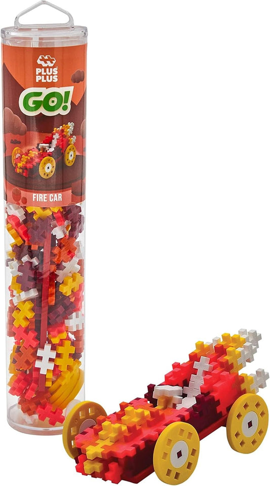 Plus Plus: GO! Fire Color Cars Maker Tube (200pc)