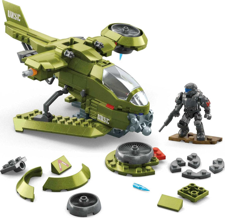 MEGA Halo UNSC Hornet Recon Aircraft Vehicles Building Set