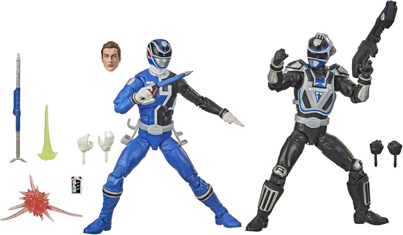B-Squad Blue Ranger vs A-Squad Blue Ranger Power Rangers Lightning Collection S.P.D. 2-Pack Action Figures