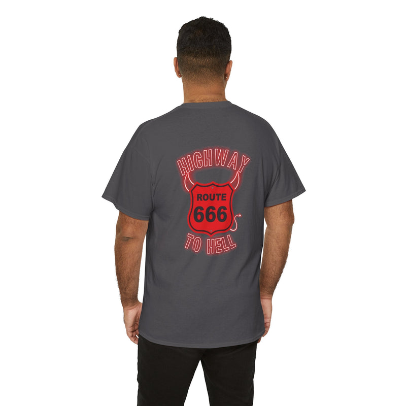 'Highway to Hell' Lyric T-Shirt, packaging shot