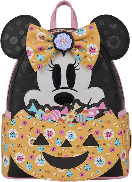 Loungefly - Disney Minnie Mouse Pumpkin Mini Backpack alternate view