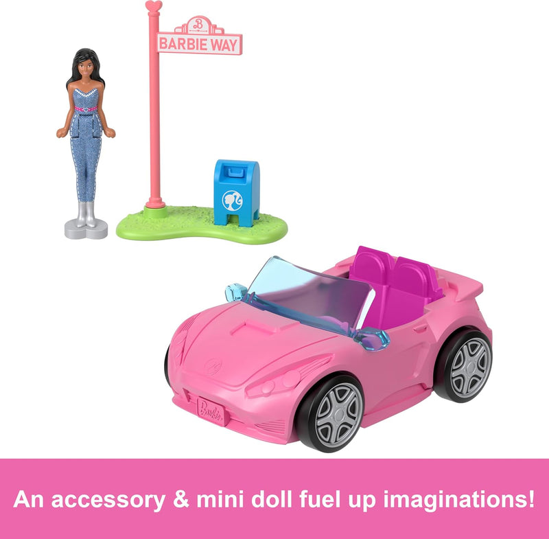 Mini Barbieland Doll & Convertible Vehicle - Image 4
