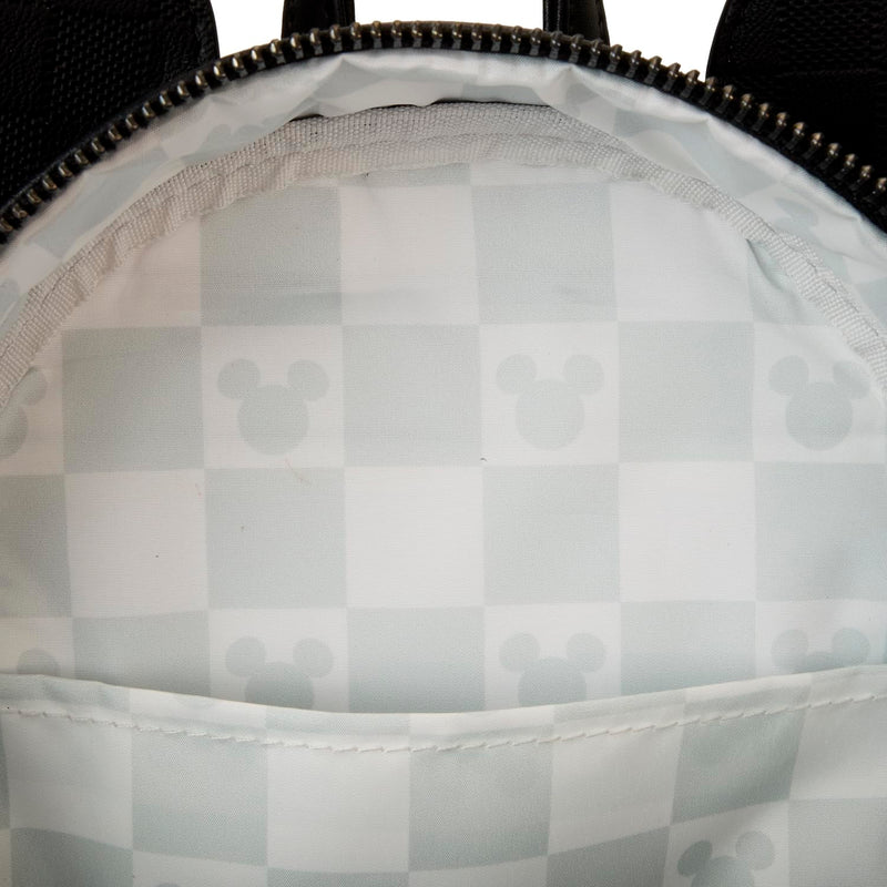 Loungefly Disney Mickey Ear Evergreen Mini Backpack, rear view