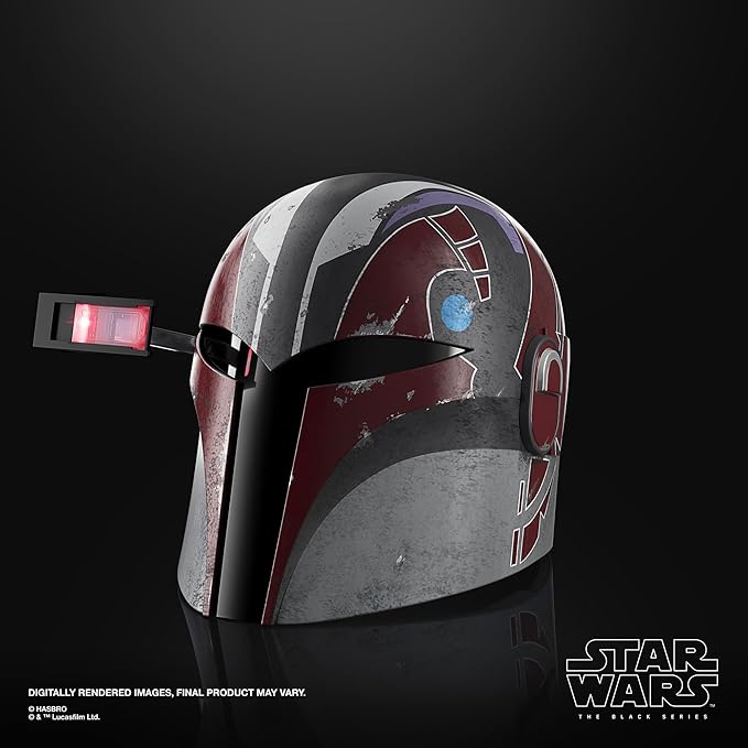 Star Wars The Black Series Sabine Wren Premium Electronic Helmet, alternate view