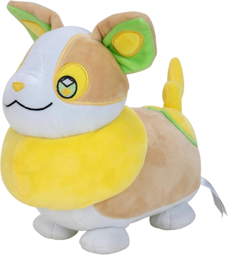 Pokemon 8-Inch Yamper Plush, side angle