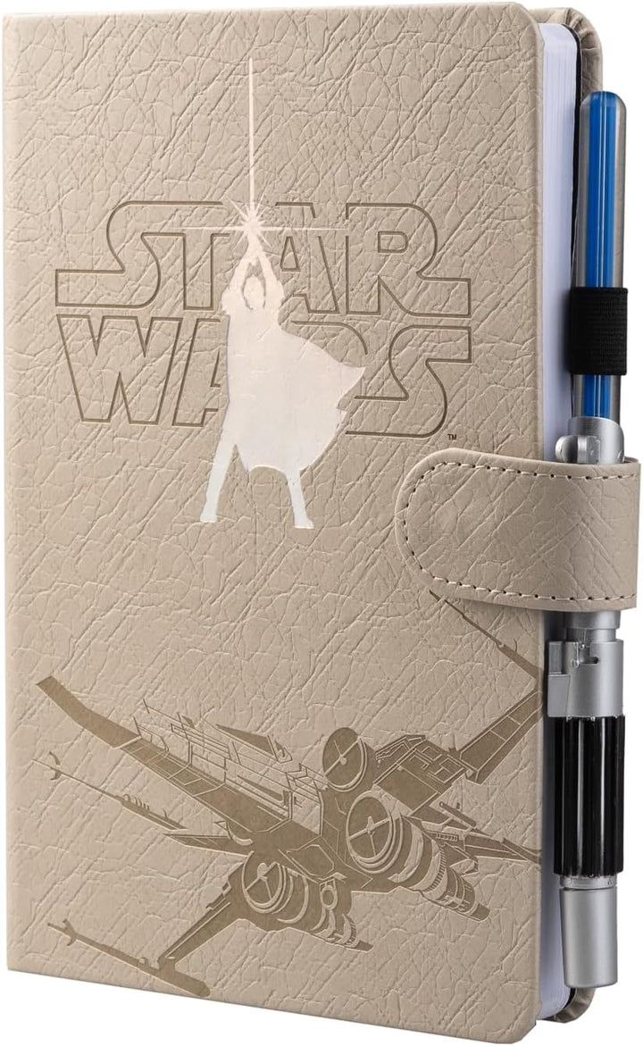 Star Wars Luke Skywalker A5 Notebook With LED Lightsaber Pen