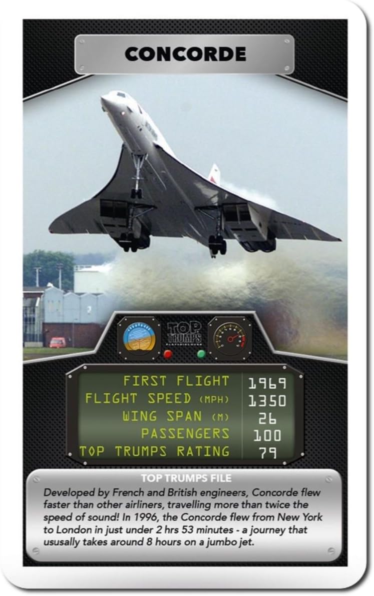 Top Trumps Classics Planes Card Game