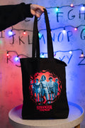 Stranger Things Characters Tote Bag side angle