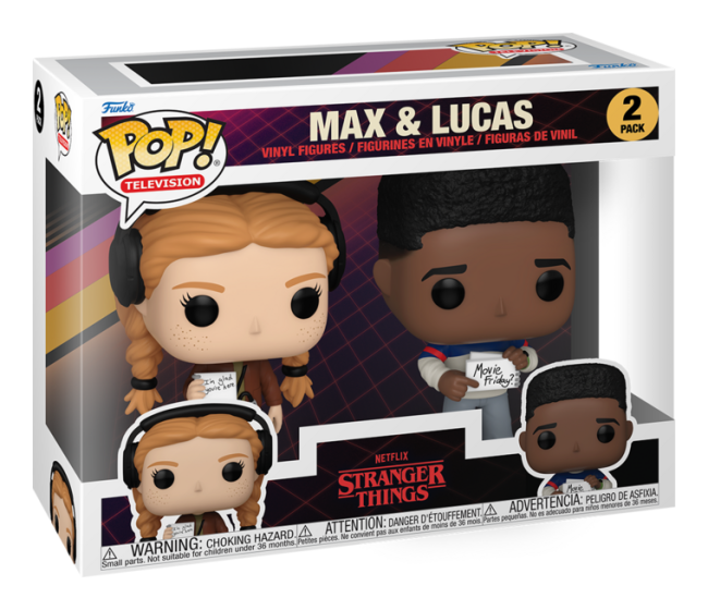 Pop! 2 Pack Stranger Things Season 4 Max & Lucas 2 Pack