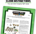 Ravensburger Minecraft Builders & Biomes Strategy Board Game, rear view