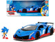 Jada Sonic Lamborghini Veneno with Figure 1:24 Die-Cast Car