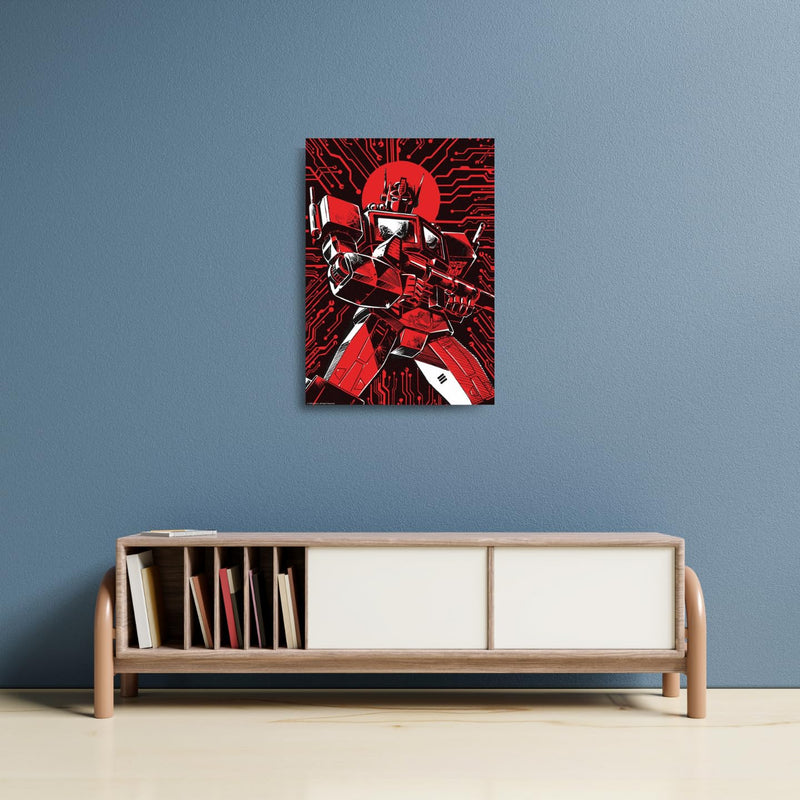 Transformers Limited Edition Art Print, side angle