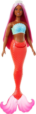 Barbie Mermaid Doll (Red Tail & Pink Hair)
