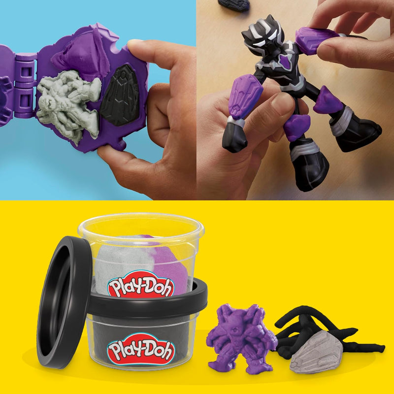 Play Doh Marvel Black Panther Cutting Claws Action Figure Playset - Image 7