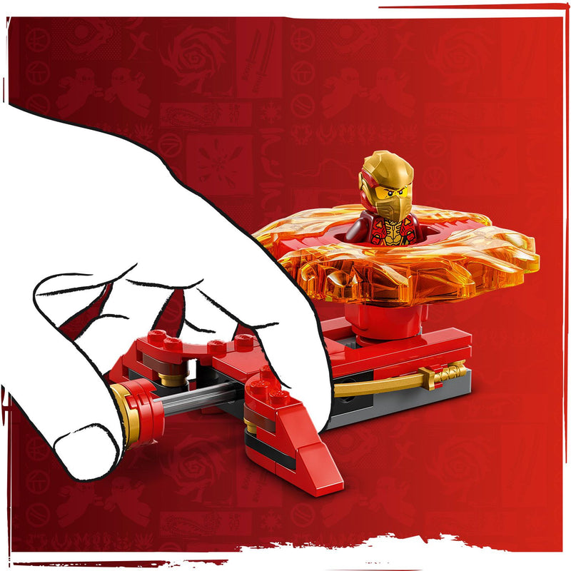 Lego Ninjago 71823 Kai's Dragon Spinjitzu Spinner Playset for Ages 6+, close-up detail