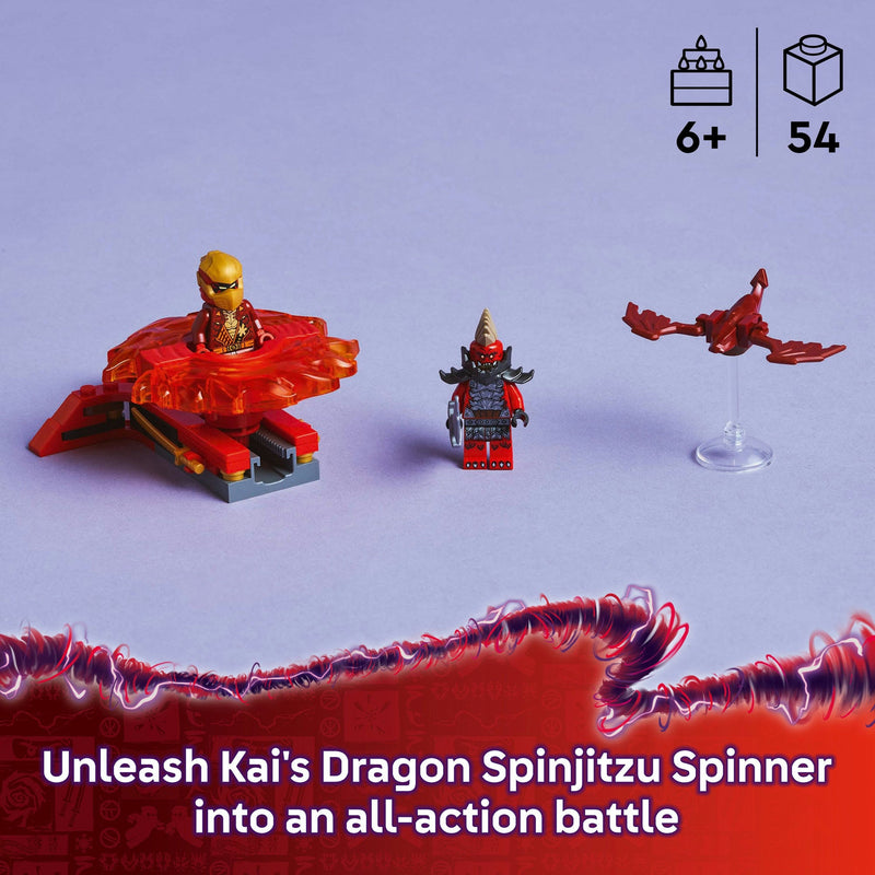 Lego Ninjago 71823 Kai's Dragon Spinjitzu Spinner Playset for Ages 6+, alternate view