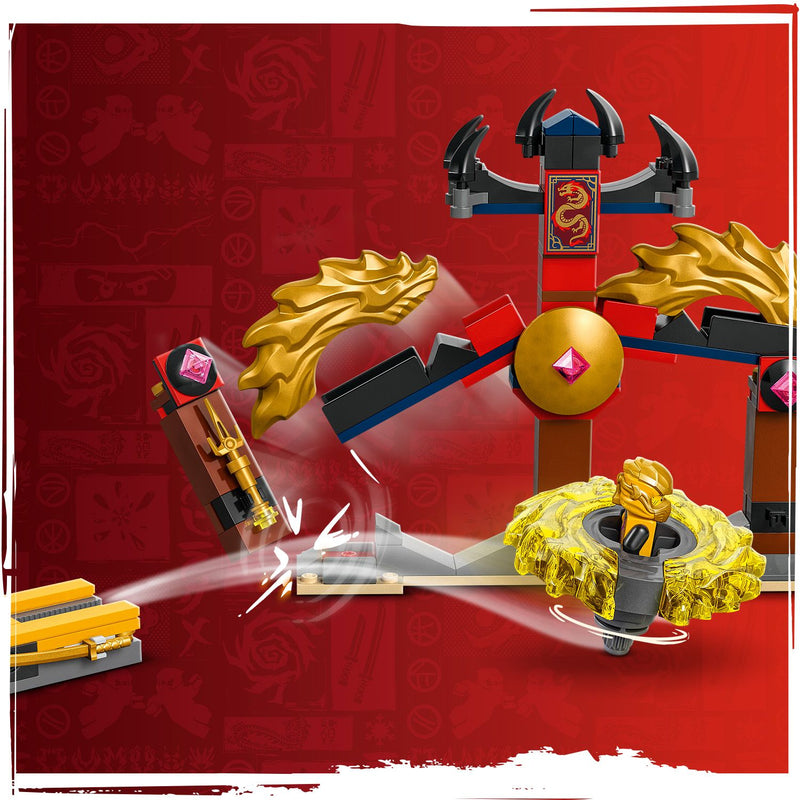 Lego Ninjago 71826 Dragon Spinjitzu Battle Pack Playset for Age 6 & Up, rear view