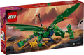 Lego Ninjago 71829 Lloyd's Green Forest Dragon Playset for Ages 6 & Up, in display