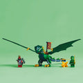 Lego Ninjago 71829 Lloyd's Green Forest Dragon Playset for Ages 6 & Up, side angle