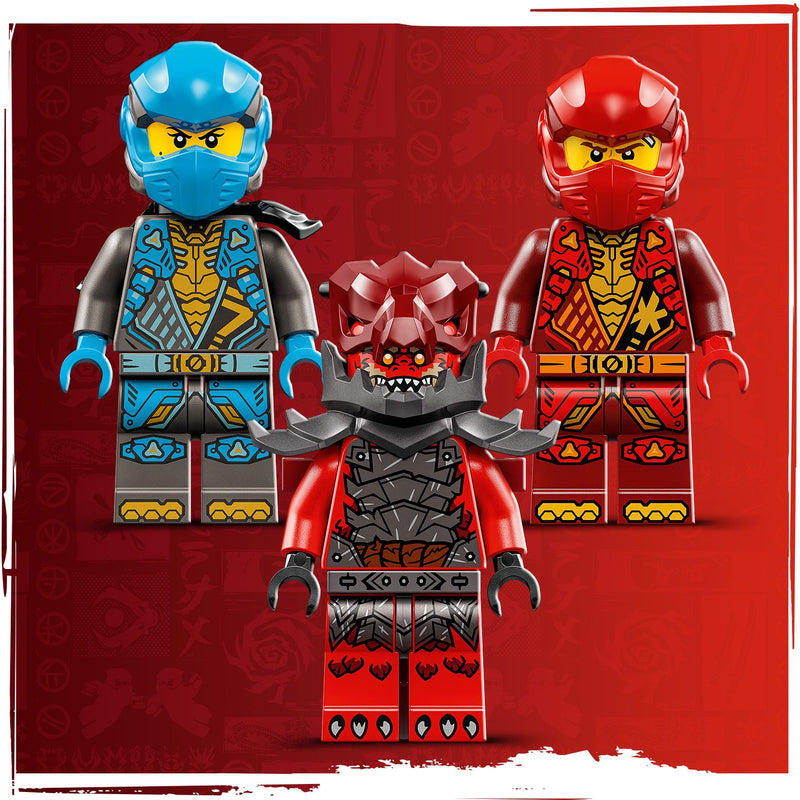 Lego Ninjago 71830 Kai's Mech Storm Rider Playset for Ages 7 and Up, rear view
