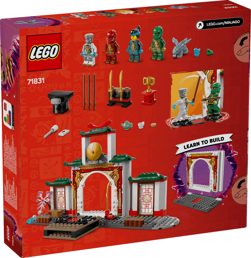 Lego Ninjago 71831 Ninja Spinjitzu Temple Playset for Ages 4 and Up, in display