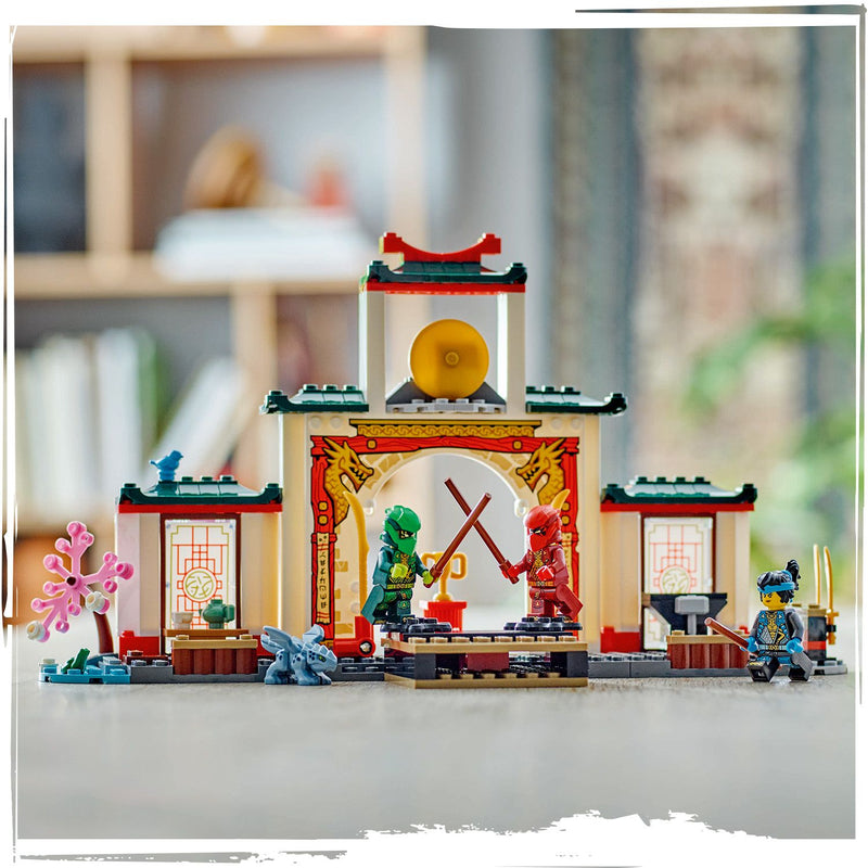 Lego Ninjago 71831 Ninja Spinjitzu Temple Playset for Ages 4 and Up, close-up detail