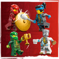 Lego Ninjago 71831 Ninja Spinjitzu Temple Playset for Ages 4 and Up, rear view