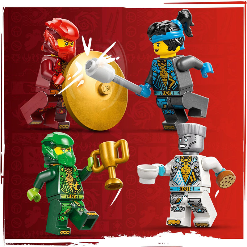 Lego Ninjago 71831 Ninja Spinjitzu Temple Playset for Ages 4 and Up, rear view