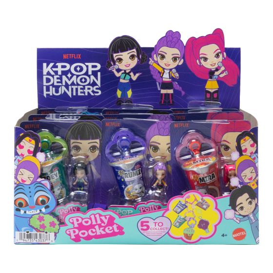 Polly Pocket x KPop Demon Hunters Miniature Dolls