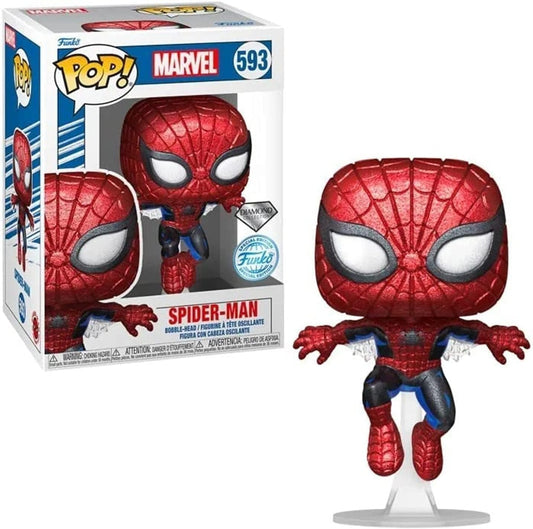 Spider-Man Glitter Diamond Marvel Beyond Amazing Funko Pop! Vinyl Figure