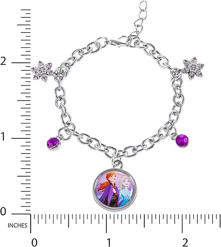 Disney Silver Plated Frozen Charm Bracelet - Image 3