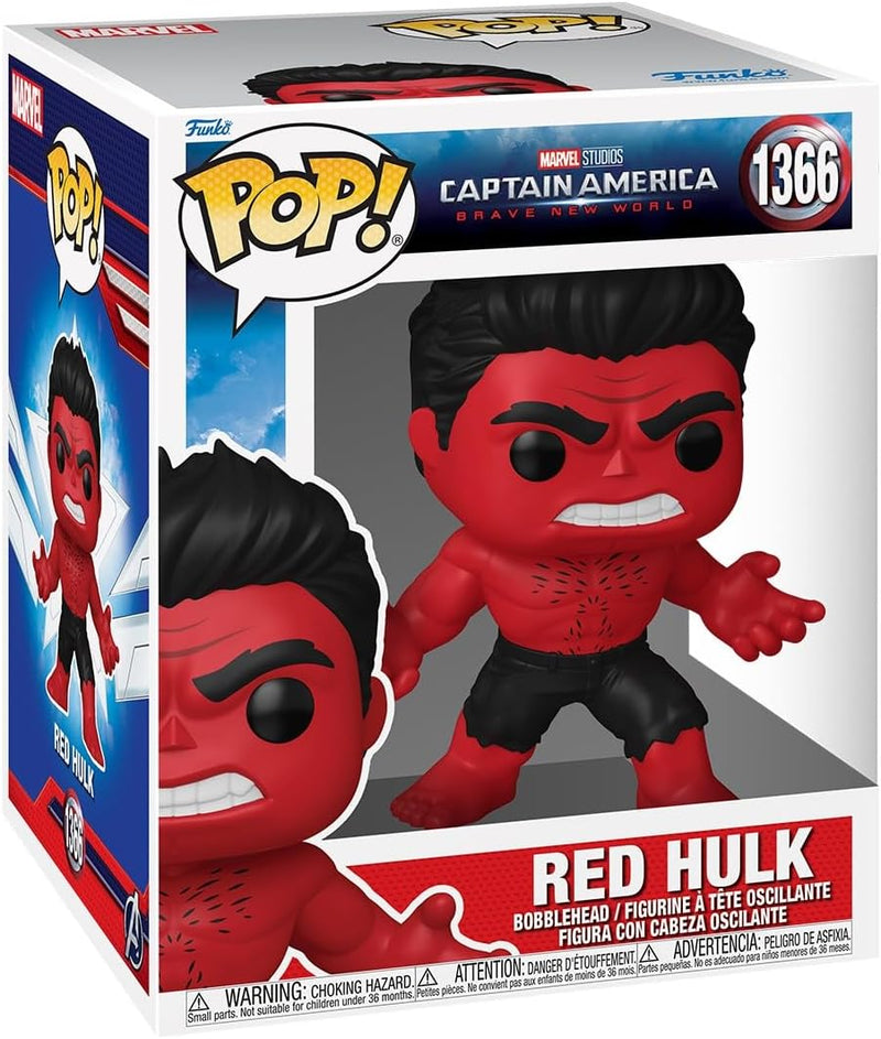 Funko POP! Super: Captain America: Brave New World - Red Hulk collectible from Marvel