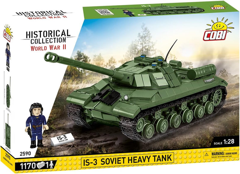 Cobi 2590 World War II IS-3 Soviet Heavy Tank (1170 Pieces)