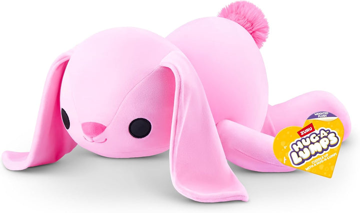 Hug-A-Lumps Weighted Plush Hazel the Pink Bunny